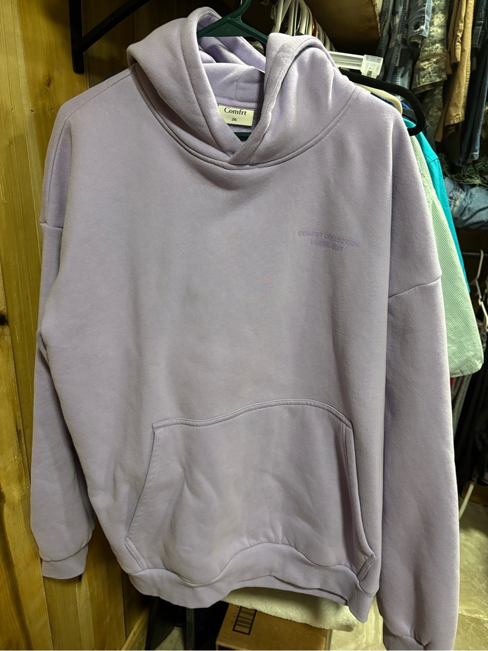 Comfort Colors Lavender Crewneck Hoodie for Women